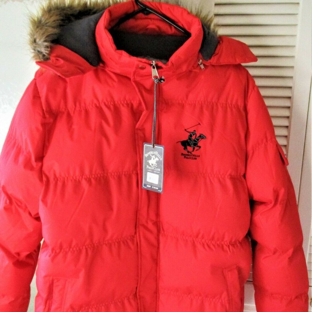 NWT  Beverly Hills Polo Club Ski/Winter Coat Red M